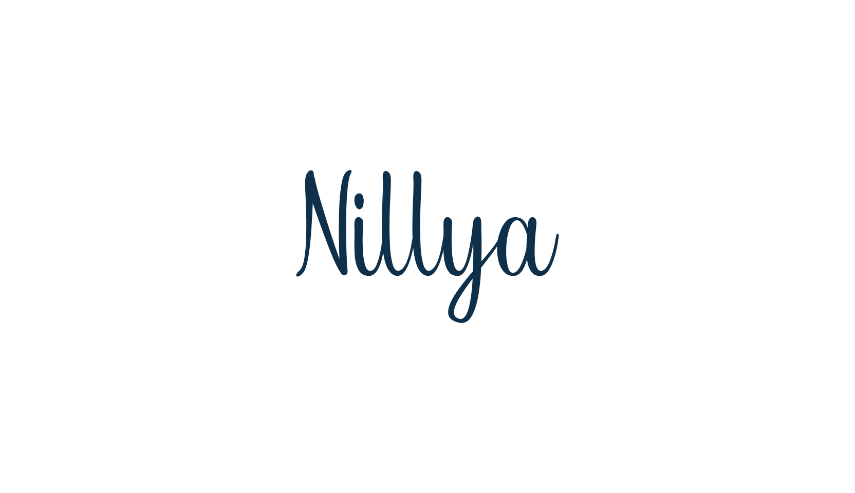 Nillya, script handwritten fancy decorative calligraphy font preview