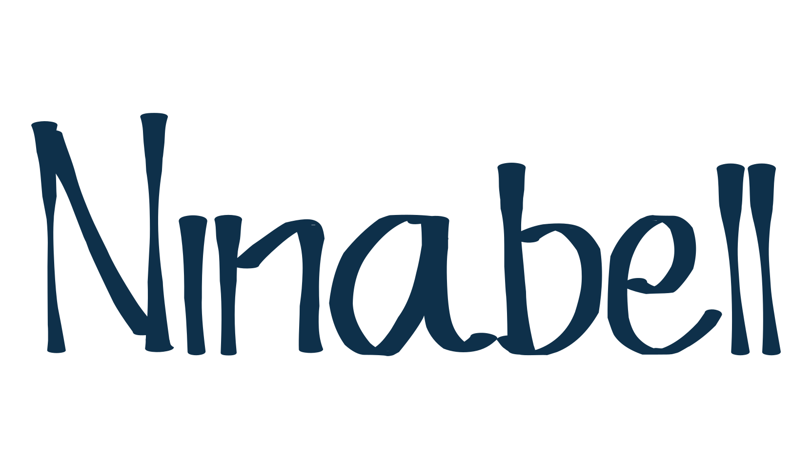Ninabell, display market font preview