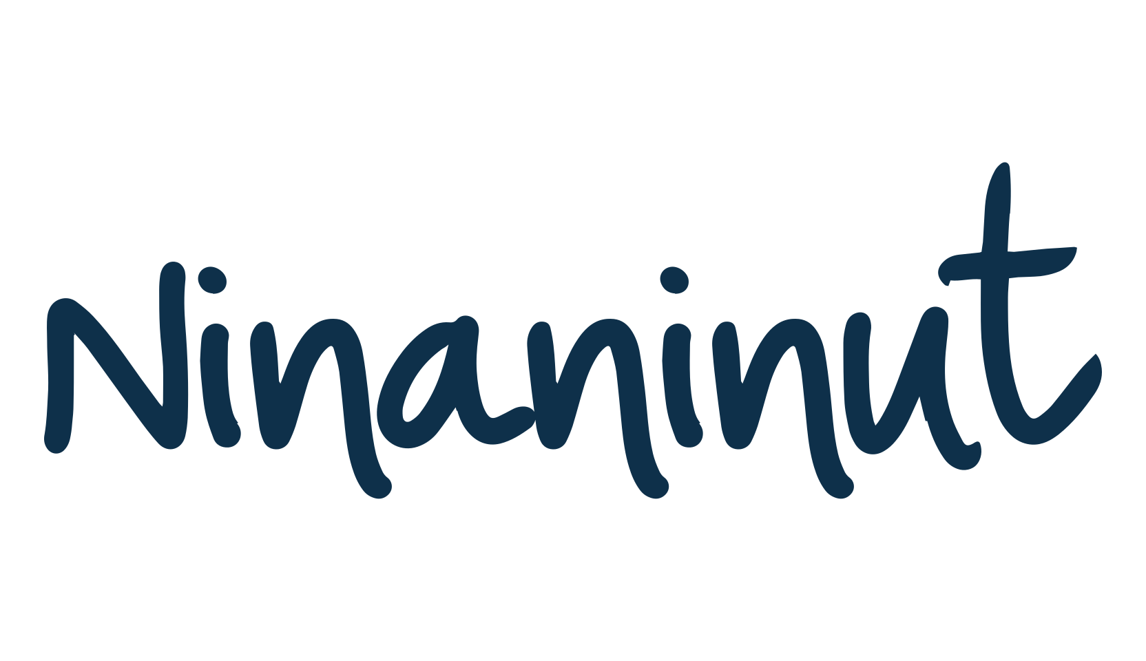 Ninaninut, handwriting font preview