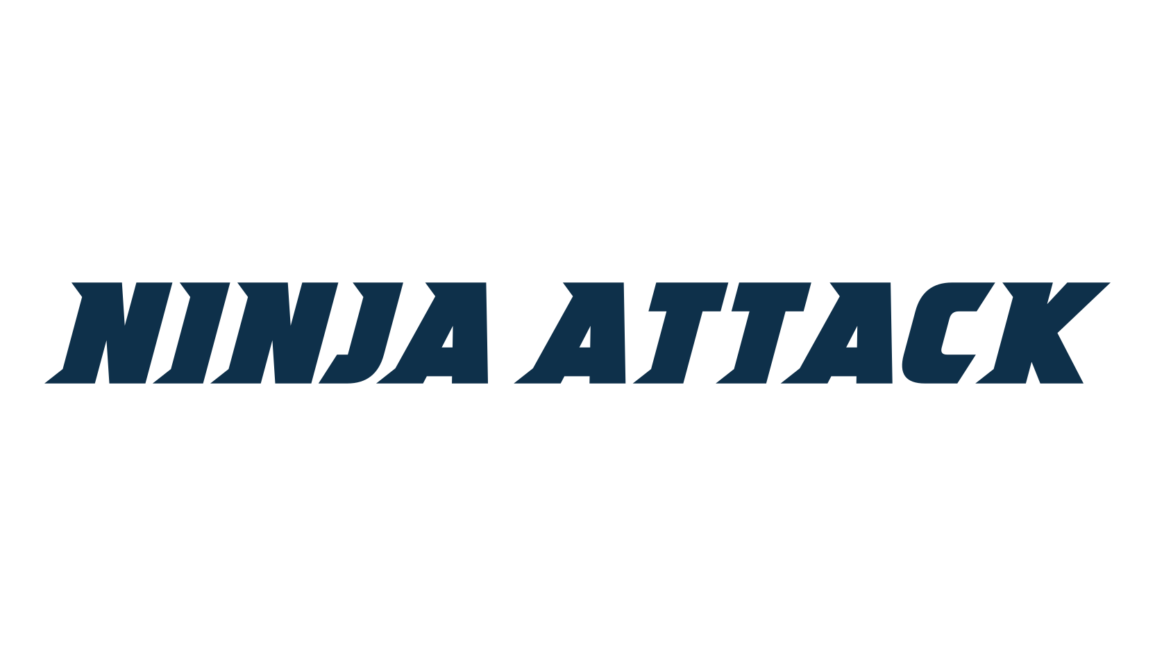 Ninja Attack, fancy various decorative font preview