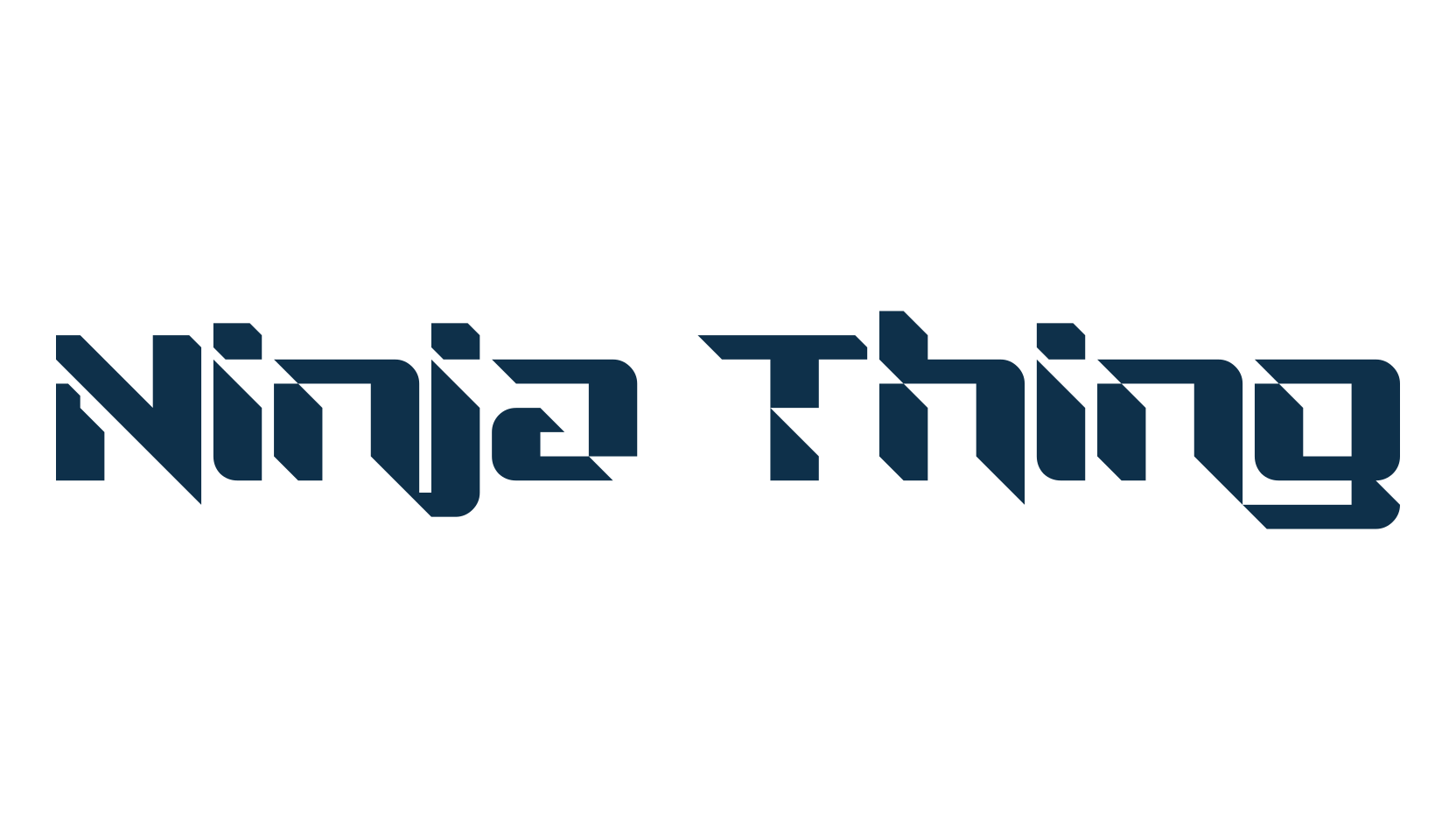 Ninja Thing, various font preview
