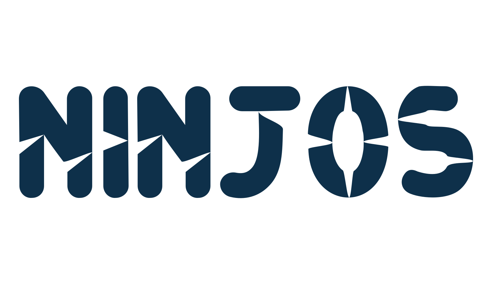 Ninjos, cartoon font preview