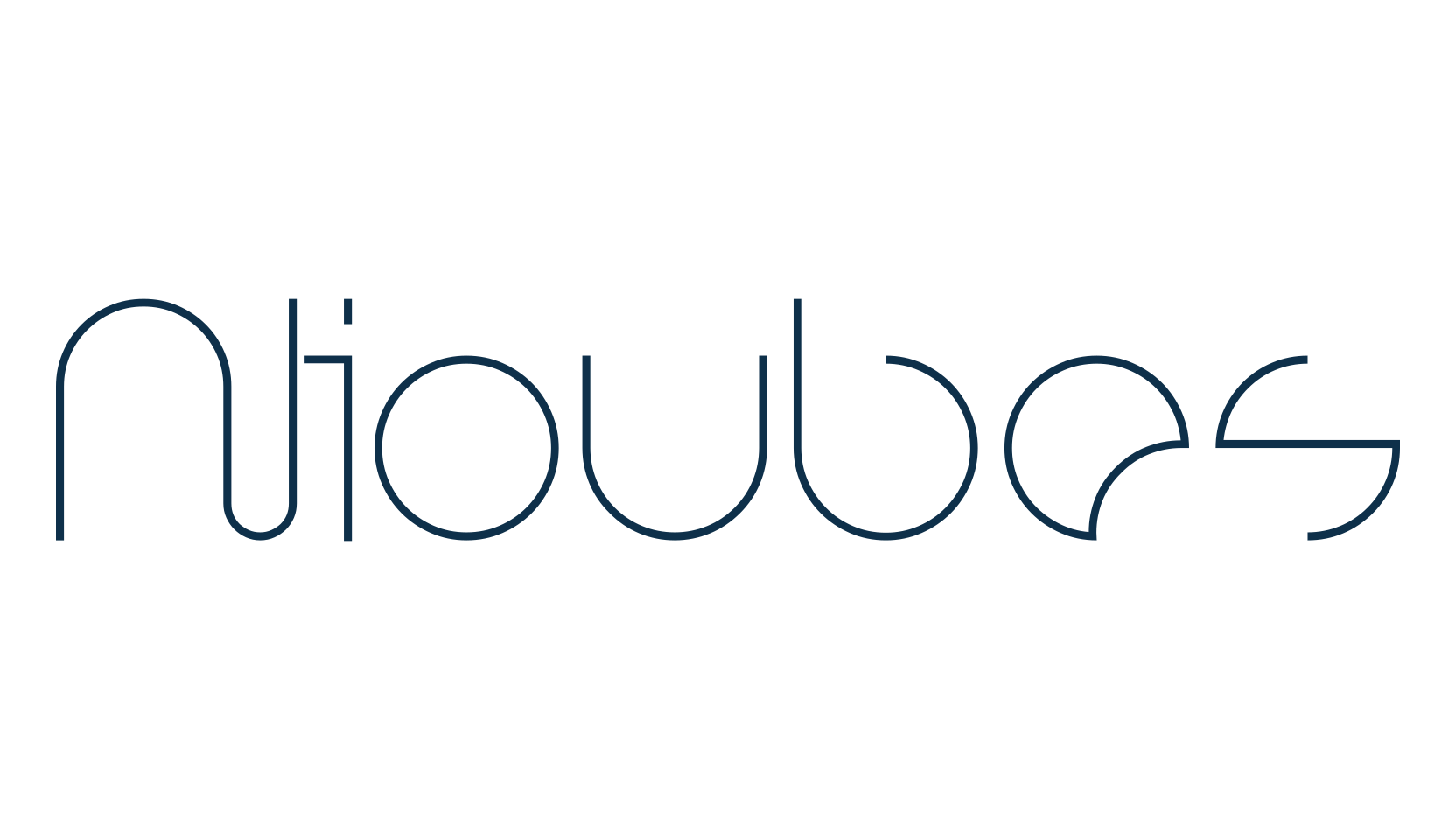 Nioubes, fancy various techno sci-fi font preview