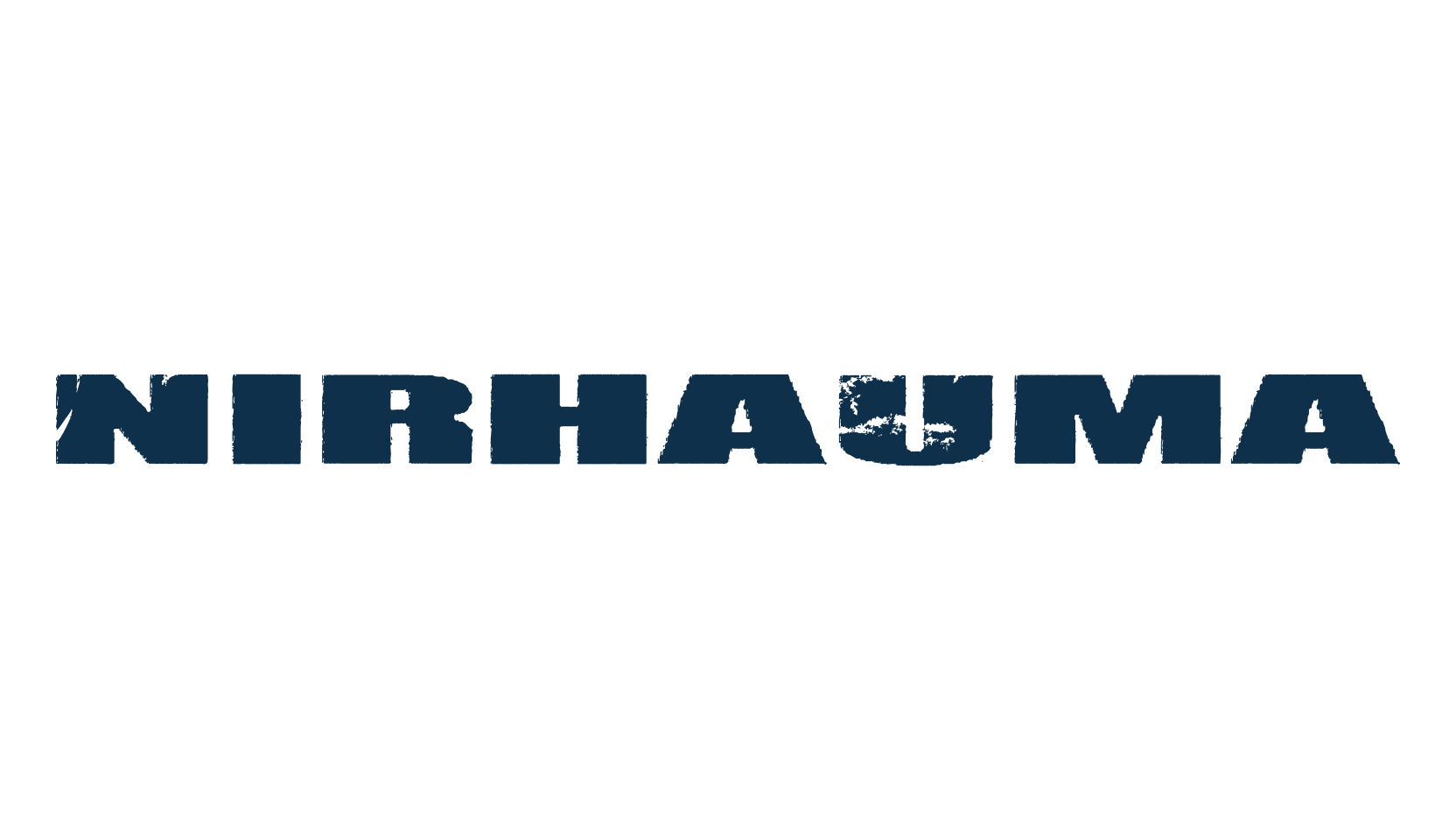 Nirhauma, fancy eroded decorative font preview