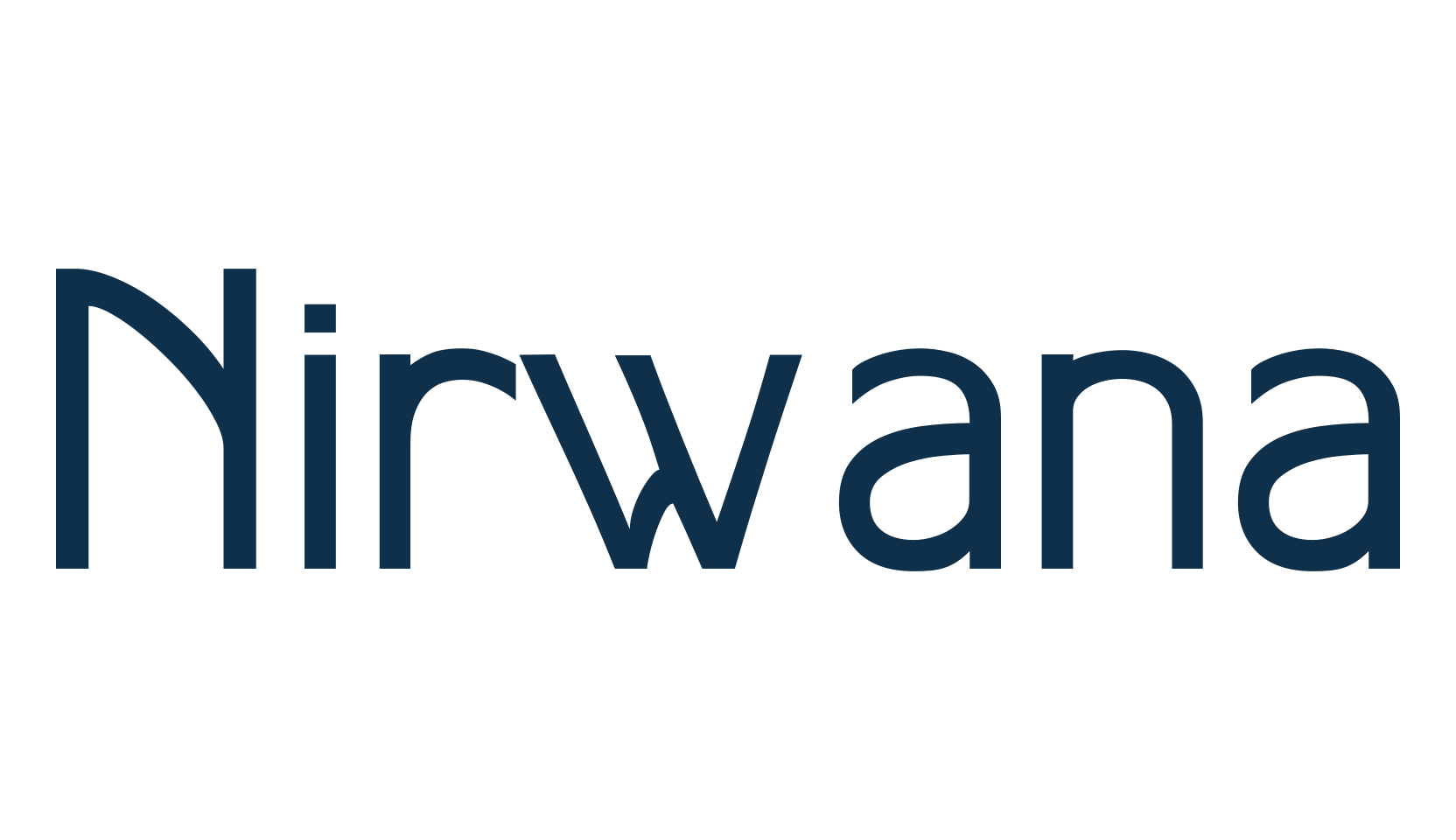 Nirwana, sans serif font preview
