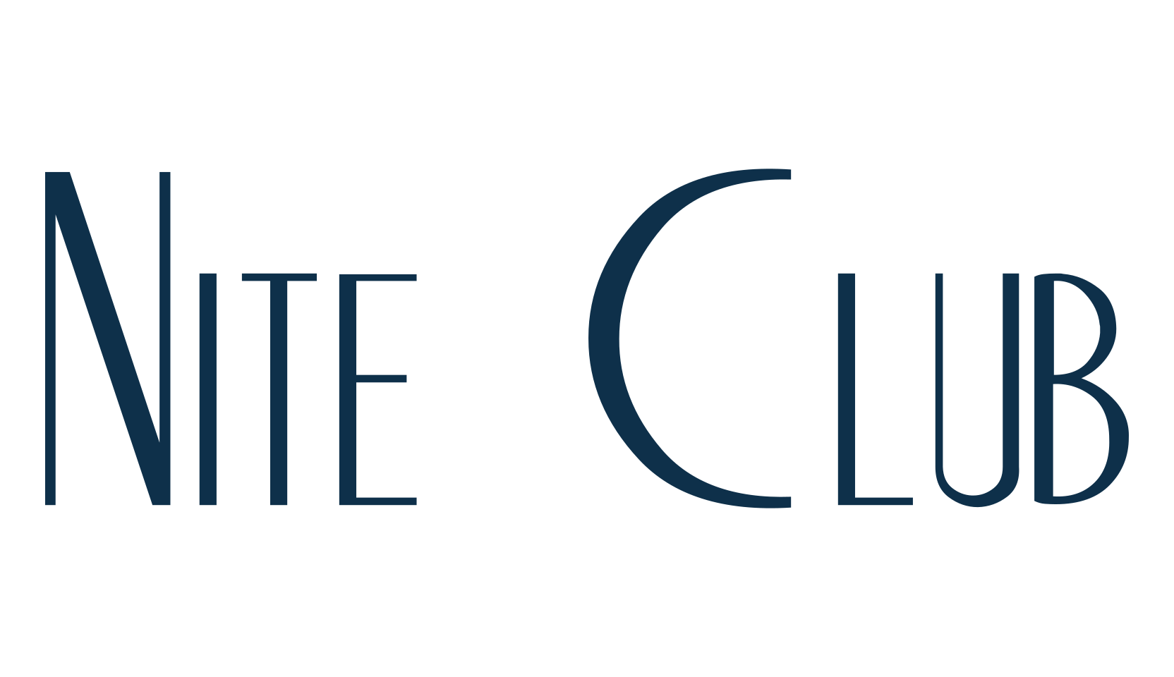 Nite Club, retro font preview