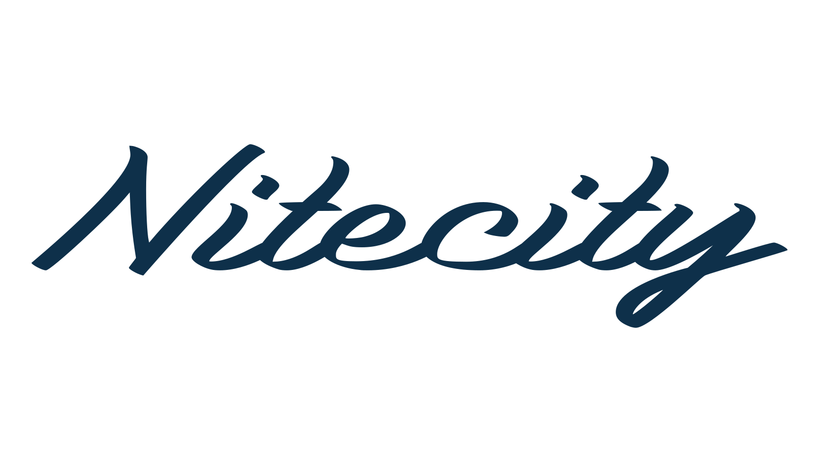 Nitecity, script brush fancy decorative calligraphy font preview