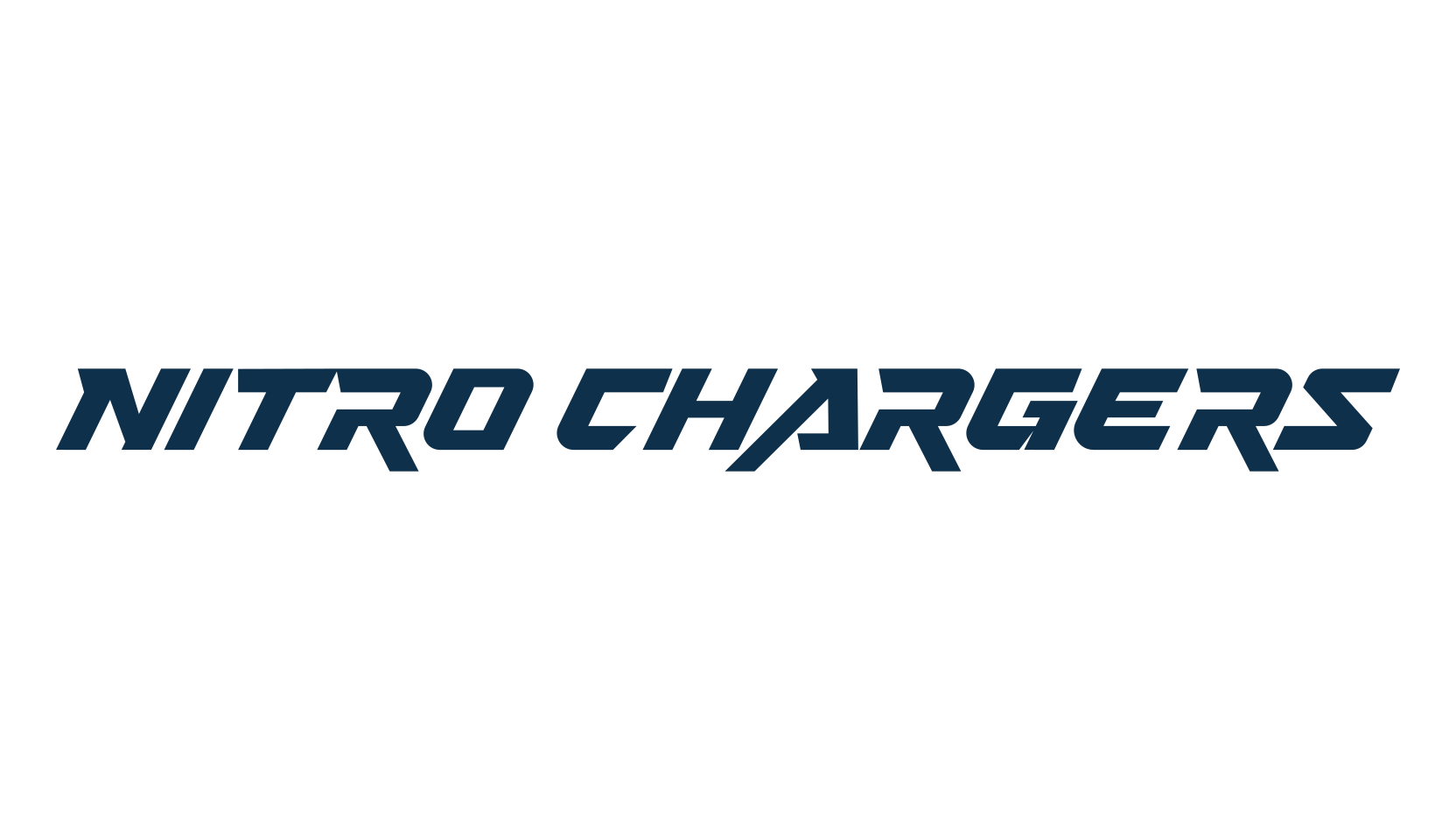 Nitro Chargers, sci-fi font preview