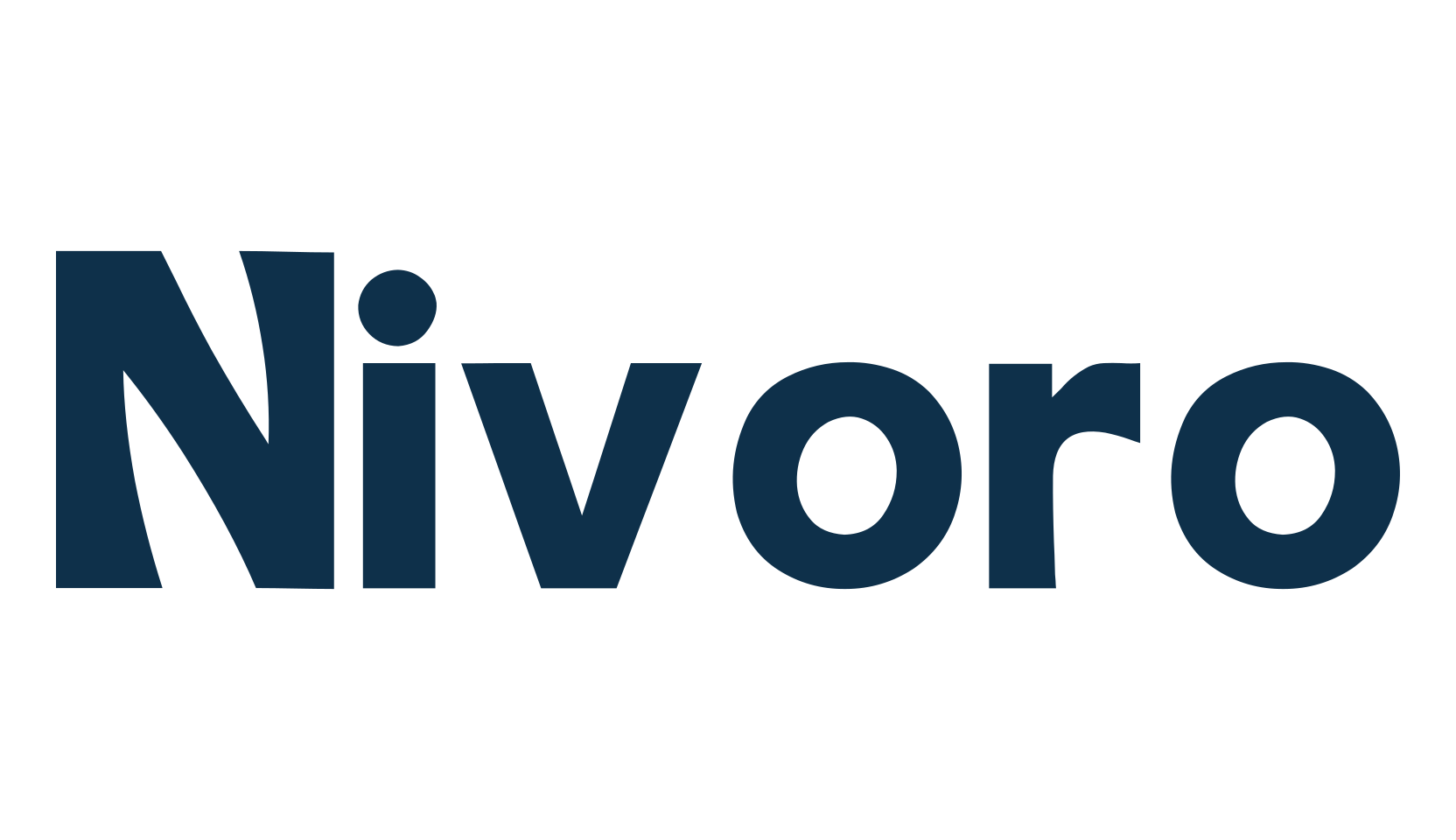 Nivoro, basic sans serif font preview