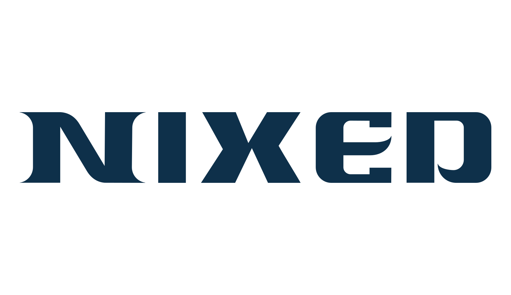 Nixed, gothic modern font preview