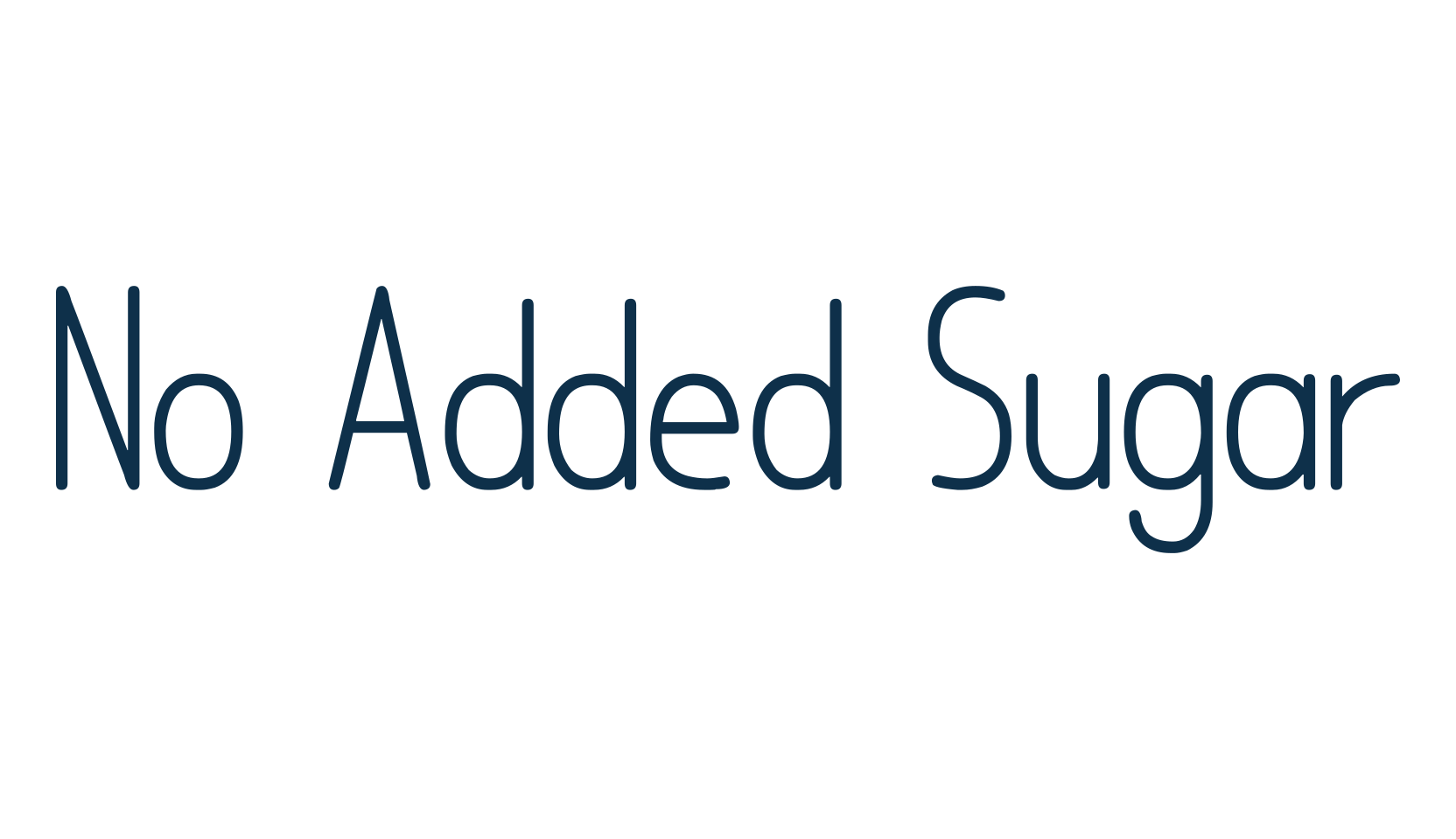 No Added Sugar, basic sans serif font preview