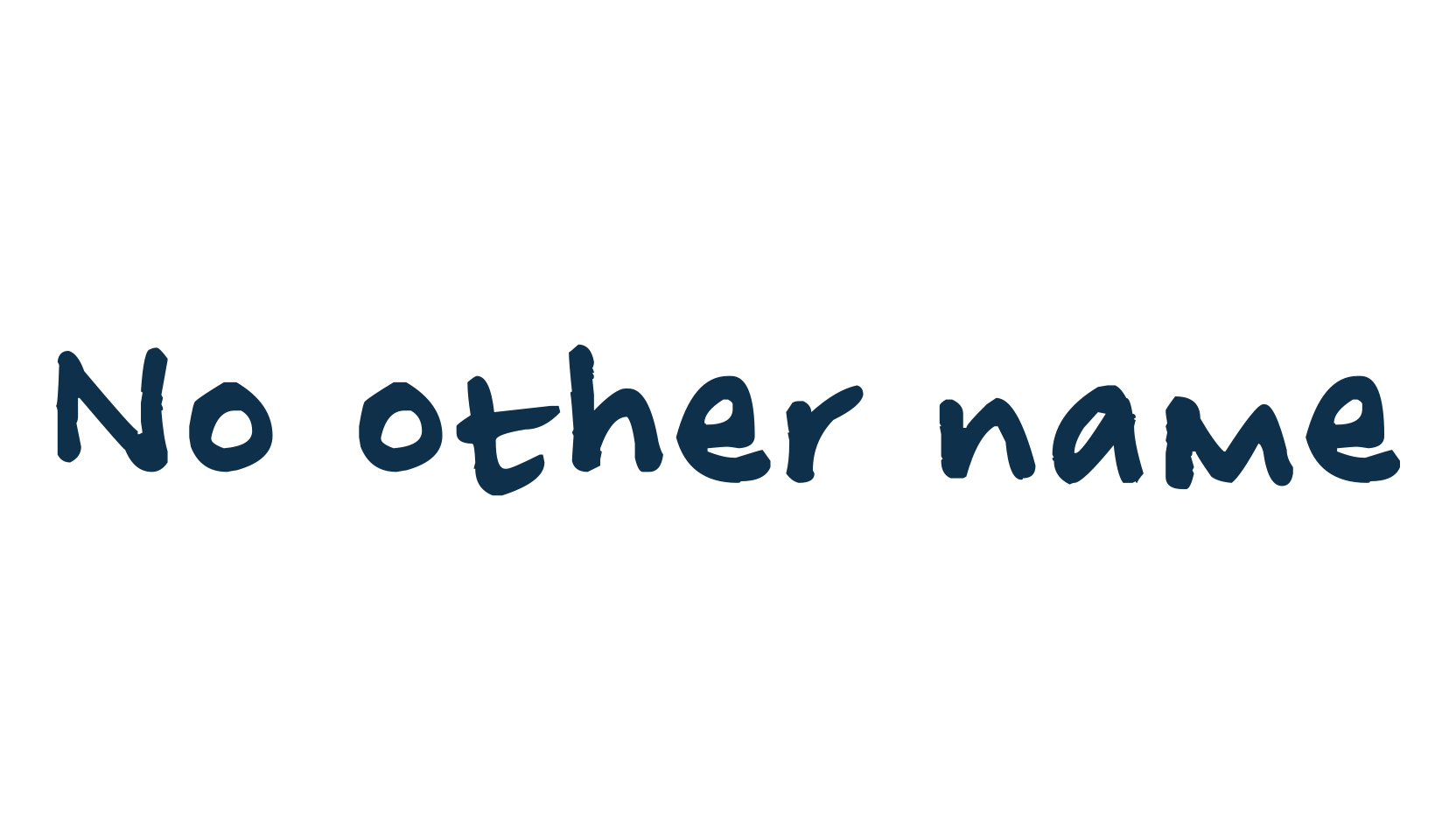 No other name, script handwritten fancy decorative calligraphy font preview
