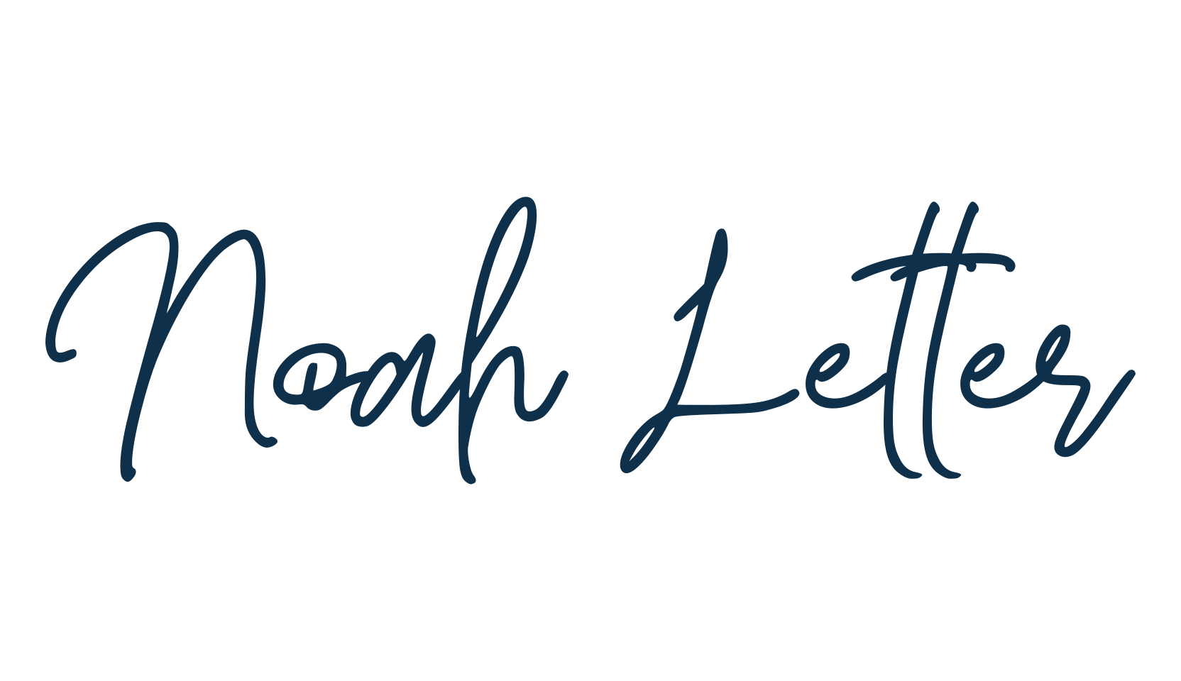 Noah Letter, script handwritten fancy decorative calligraphy font preview