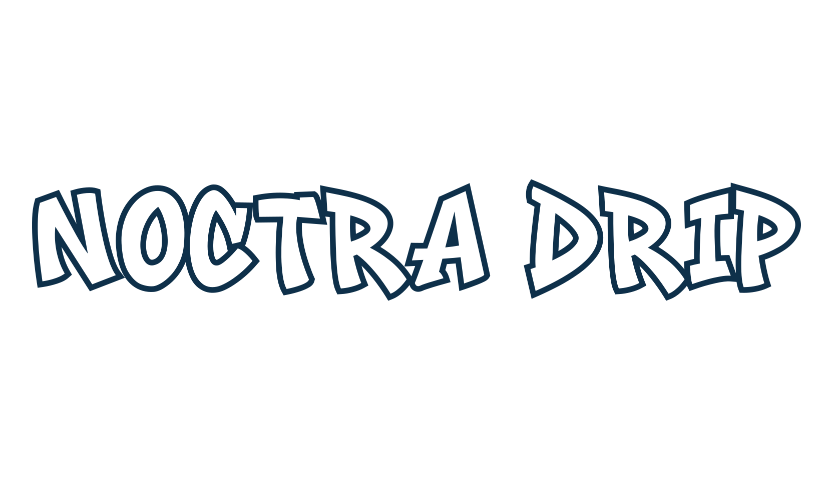 Noctra Drip, script graffiti fancy decorative calligraphy font preview