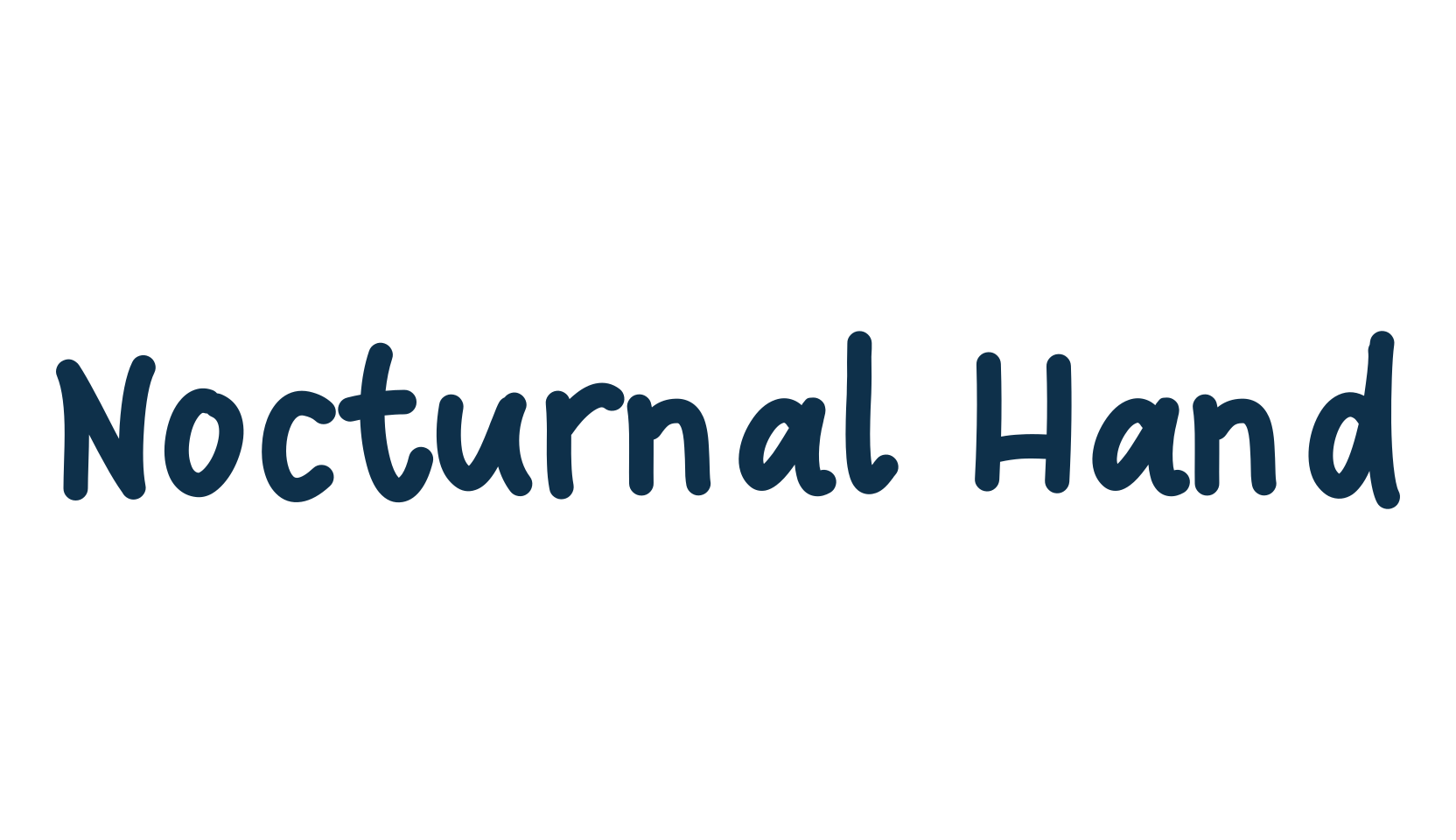 Nocturnal Hand, script handwritten fancy decorative calligraphy font preview