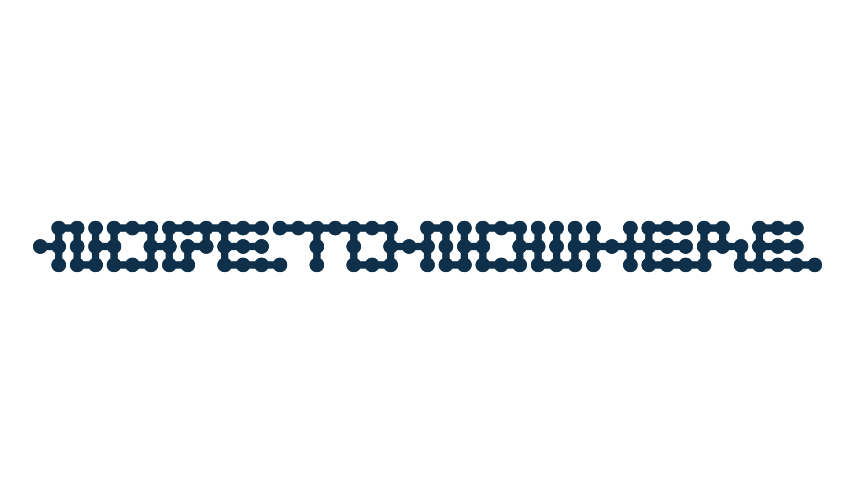 Node To Nowhere, fancy various techno sci-fi font preview