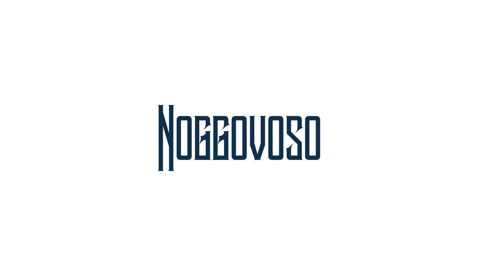 Noggovoso, fancy retro decorative font preview