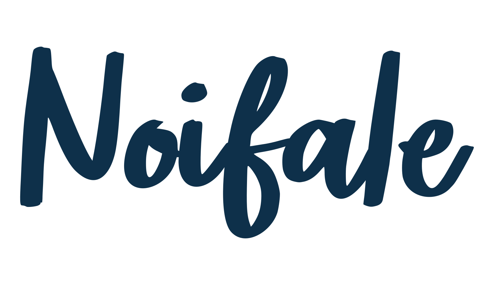Noifale, handwriting font preview