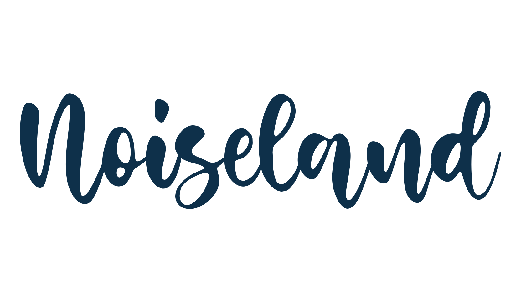 Noiseland, fancy decorative font preview