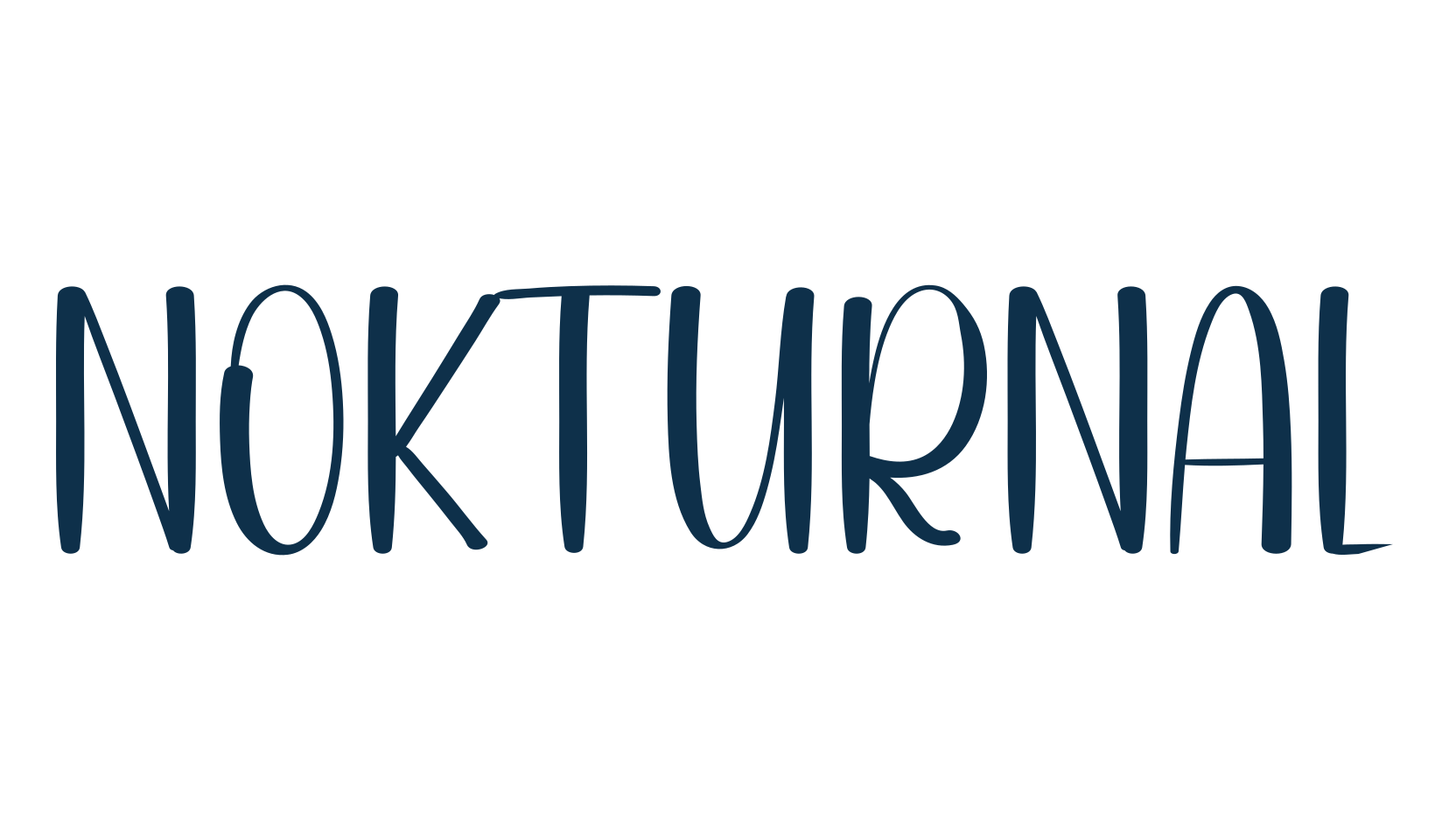 Nokturnal, fancy decorative font preview