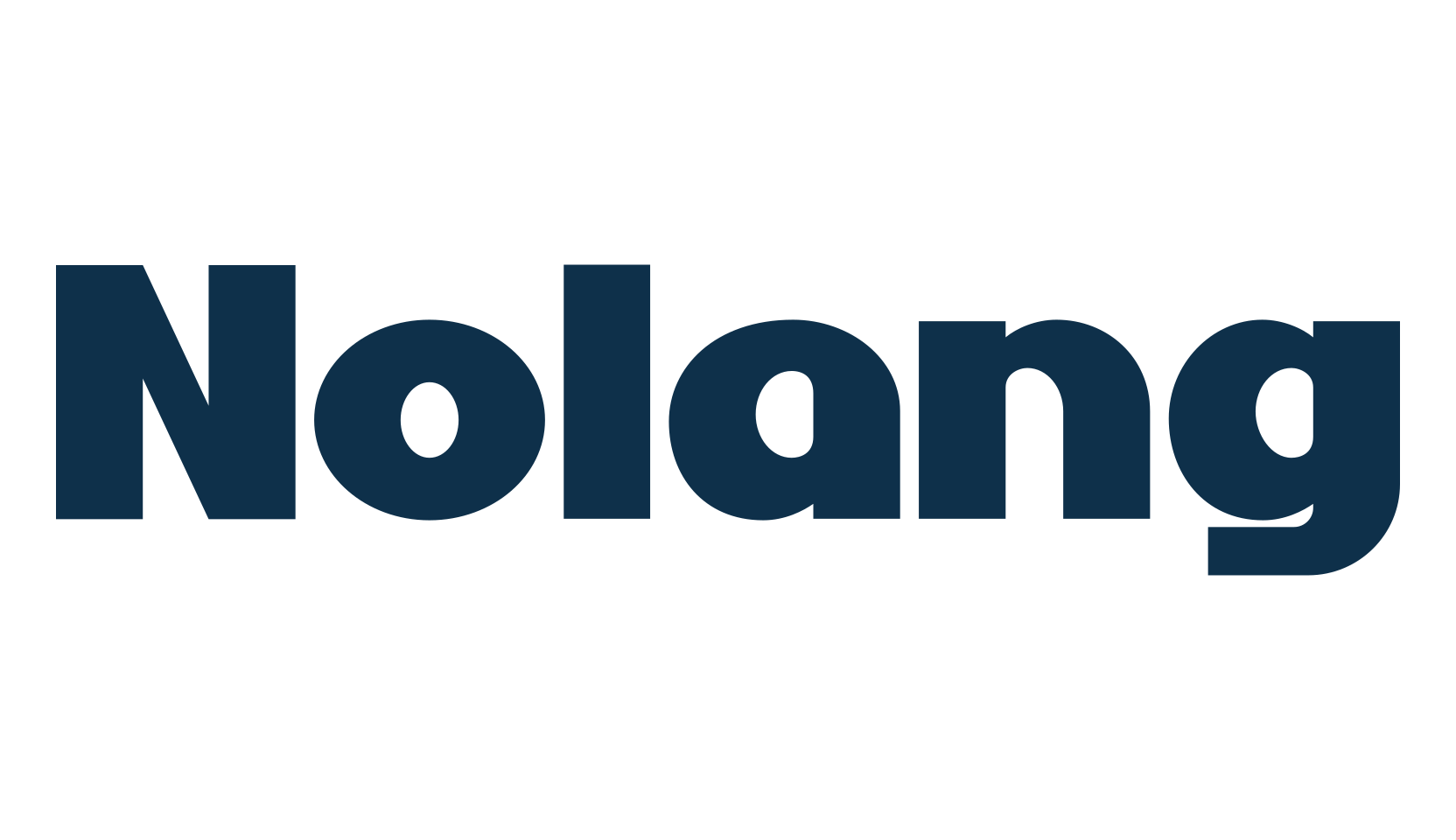 Nolang, basic sans serif font preview