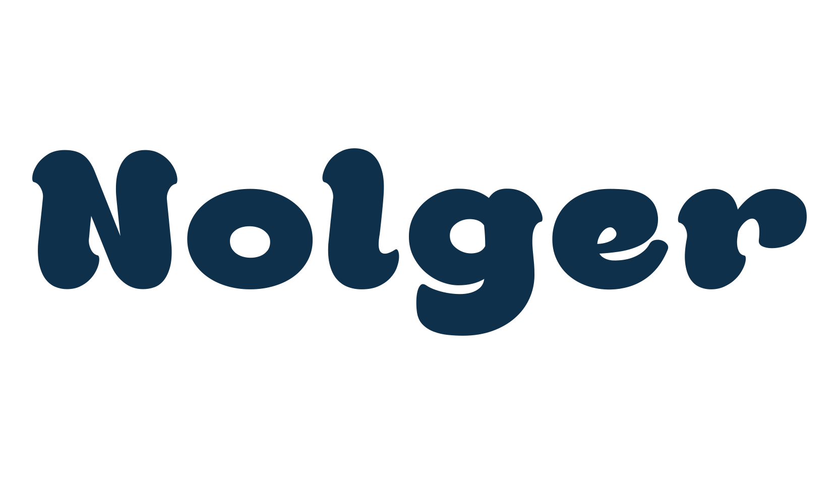 Nolger, fancy groovy decorative font preview