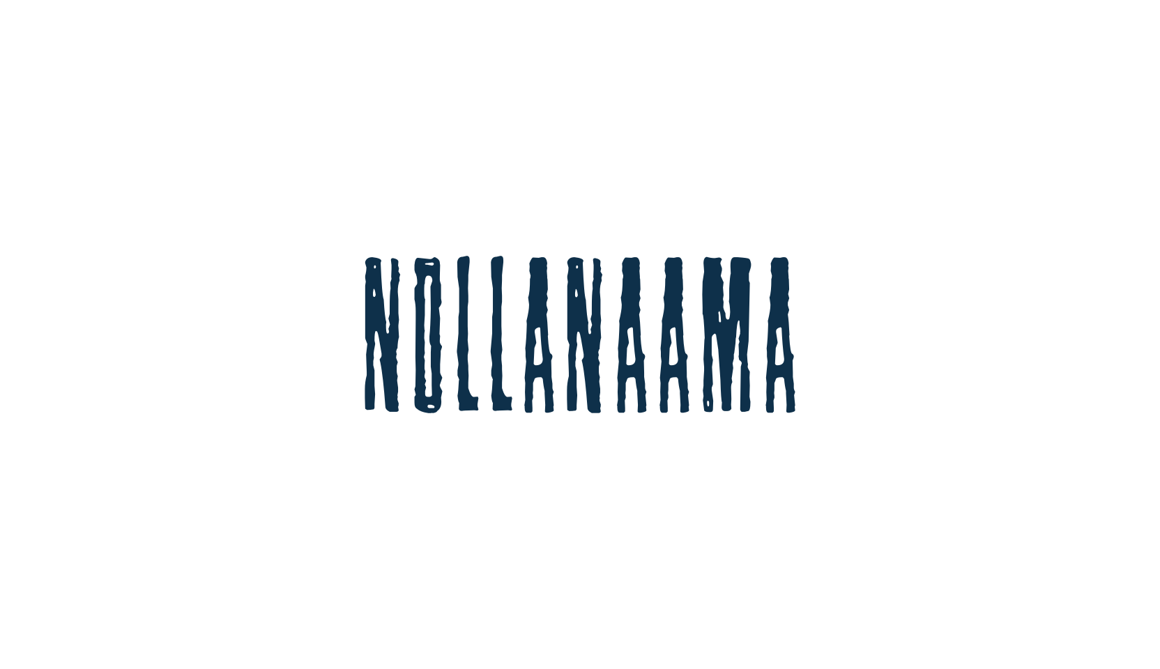 Nollanaama, fancy eroded decorative font preview