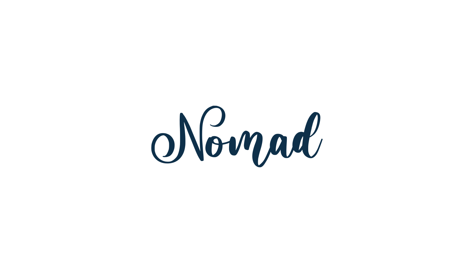 Nomad, script calligraphy fancy decorative font preview