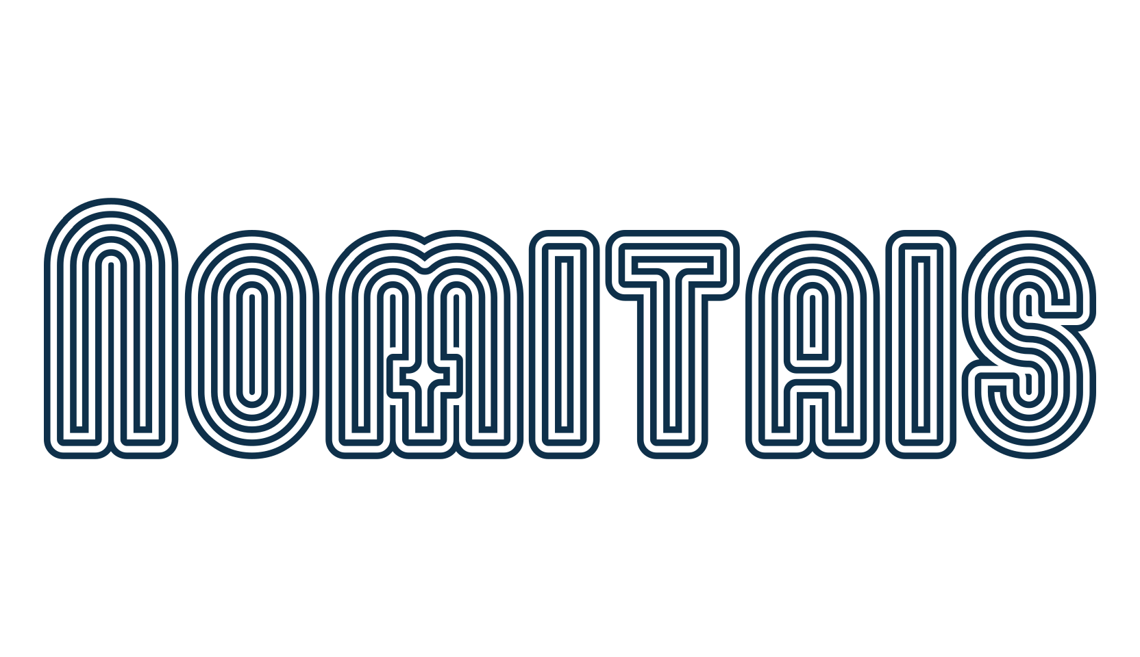 Nomitais, groovy font preview