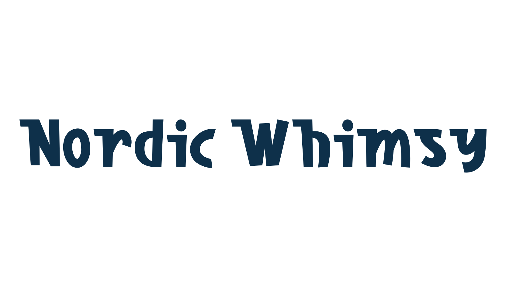 Nordic Whimsy, fancy decorative font preview