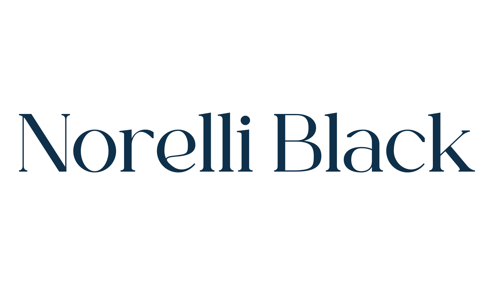 Norelli Black, serif font preview