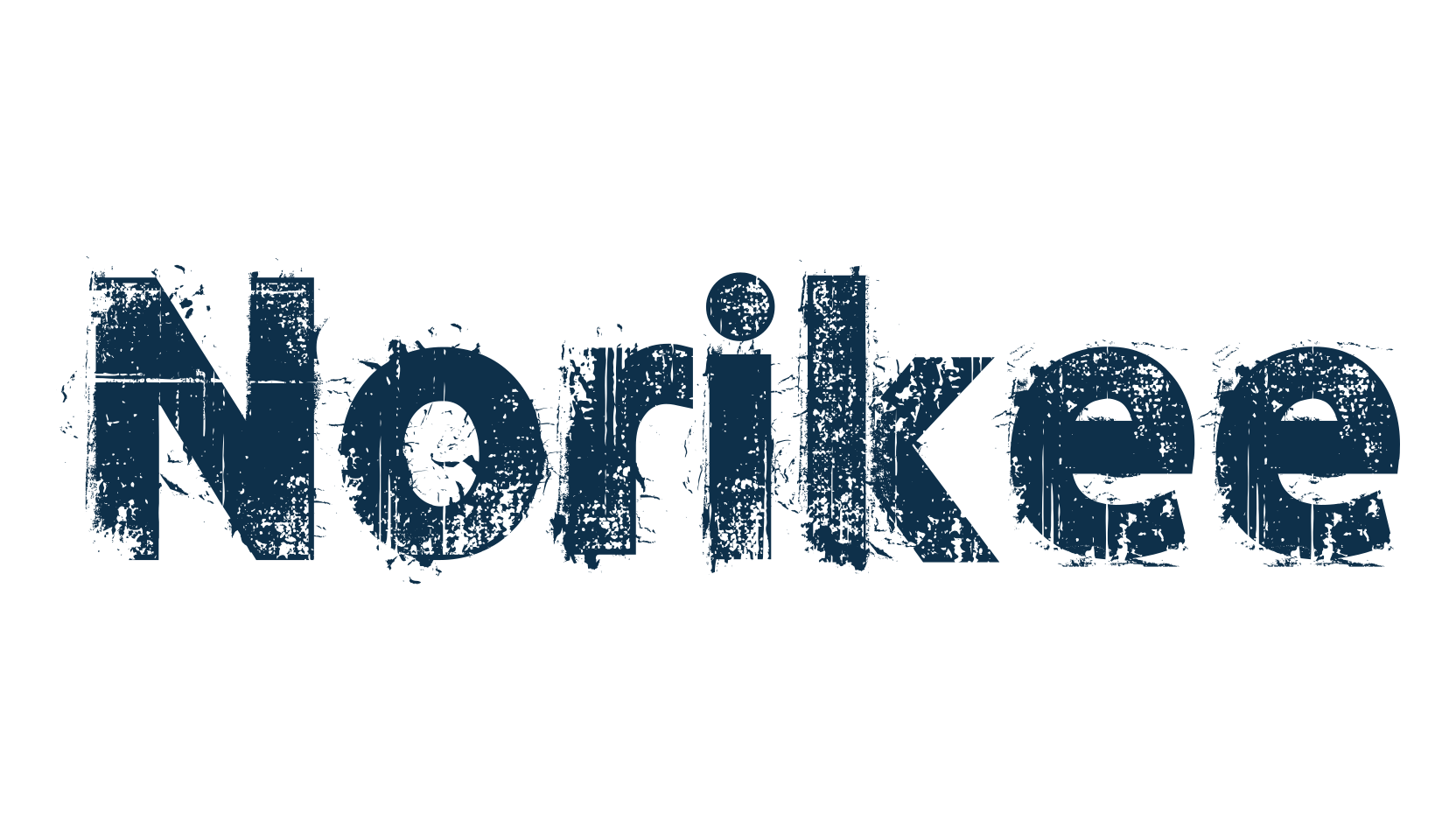 Norikee, destroy font preview
