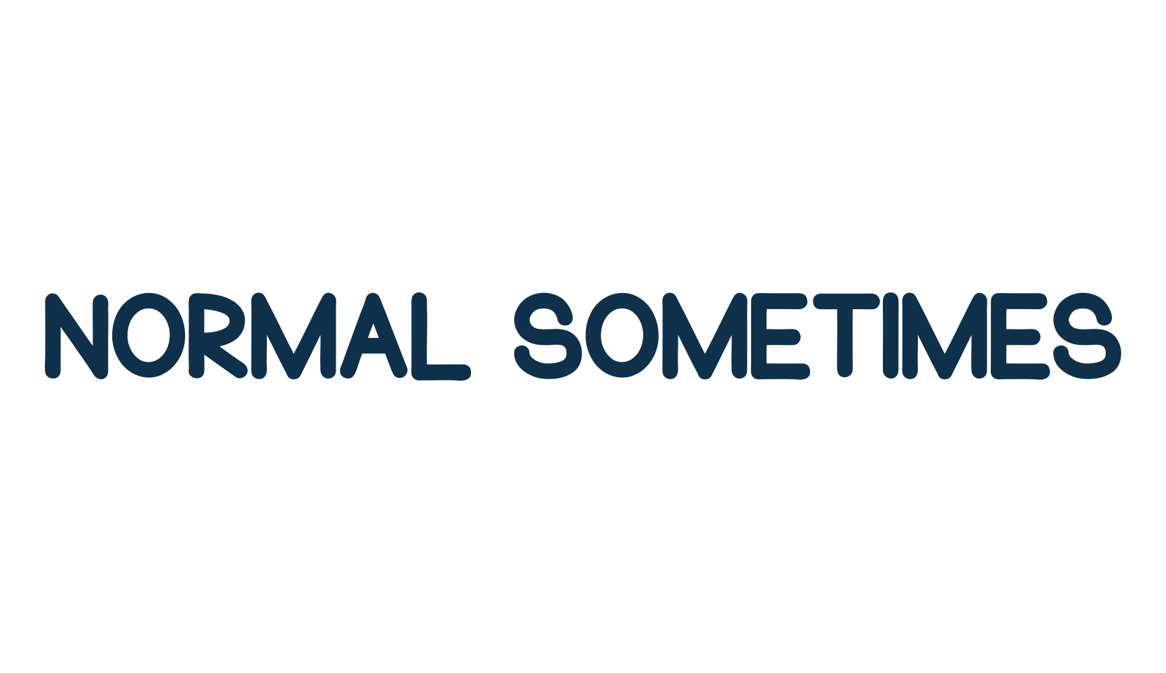 Normal Sometimes, various font preview