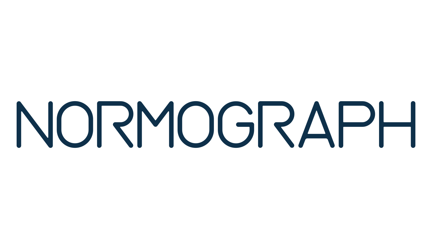 Normograph, fancy various techno sci-fi font preview
