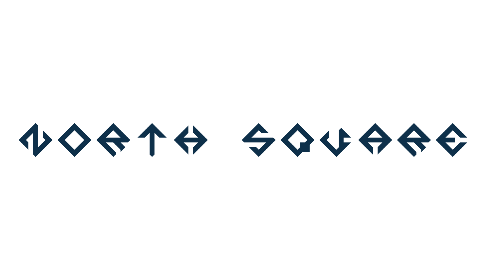 North Square, various font preview