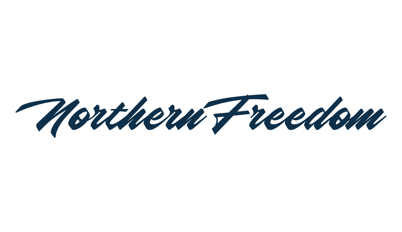Northern Freedom, script calligraphy fancy decorative font preview