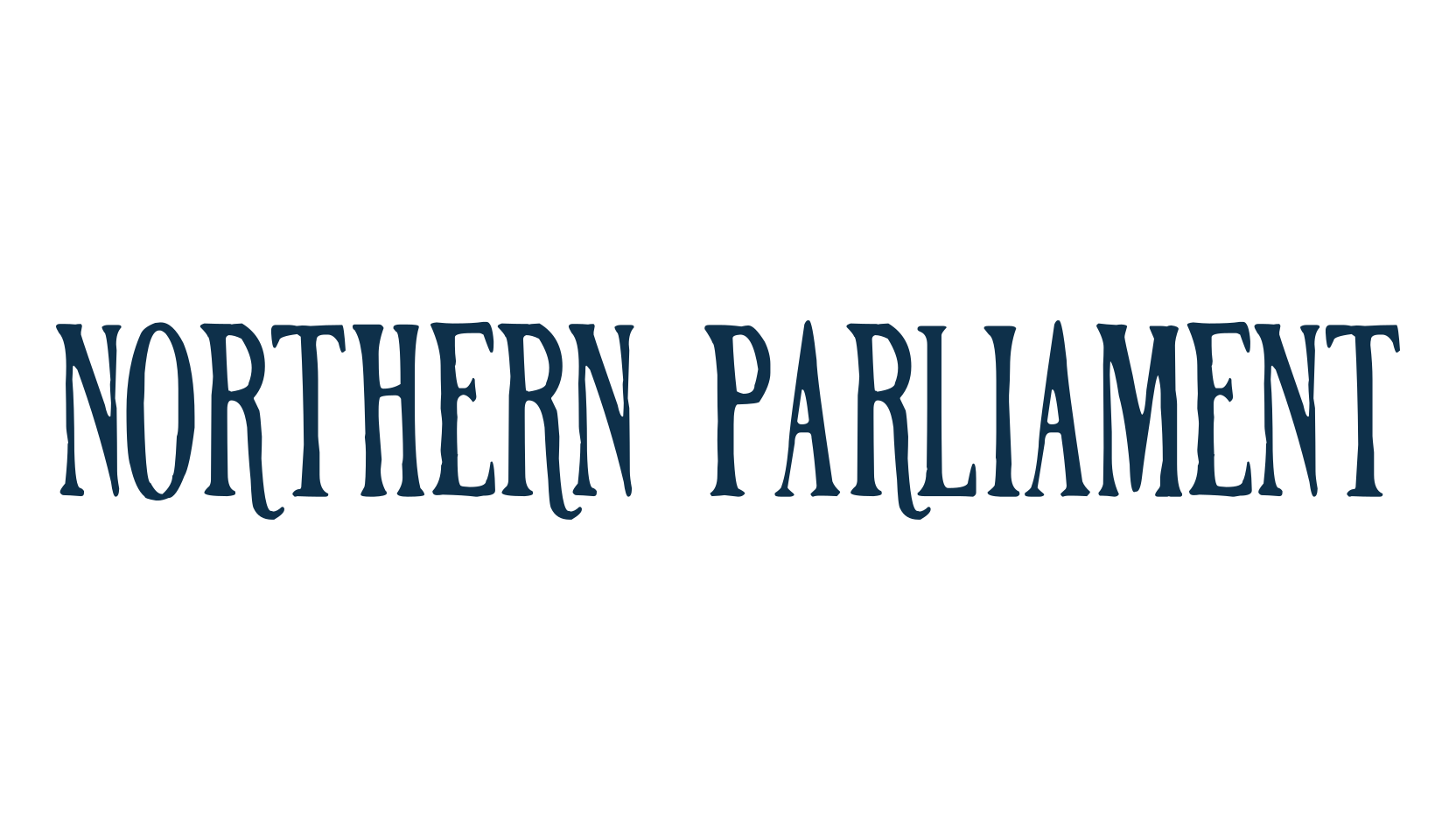 Northern Parliament, fancy retro decorative font preview
