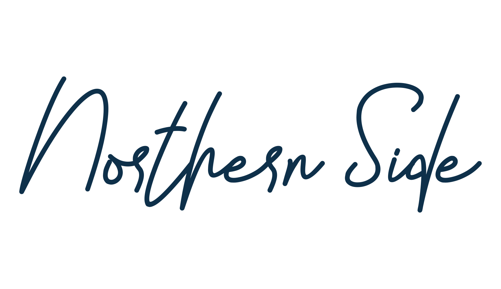 Northern Side, handwriting font preview