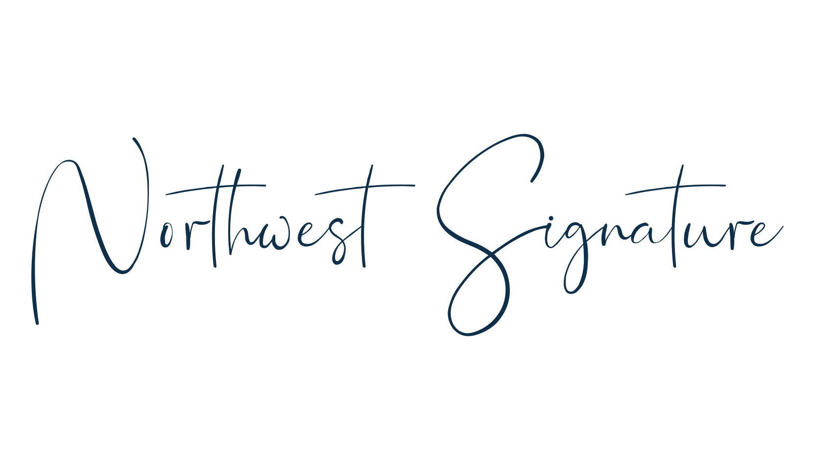 Northwest Signature, script handwritten fancy decorative calligraphy font preview