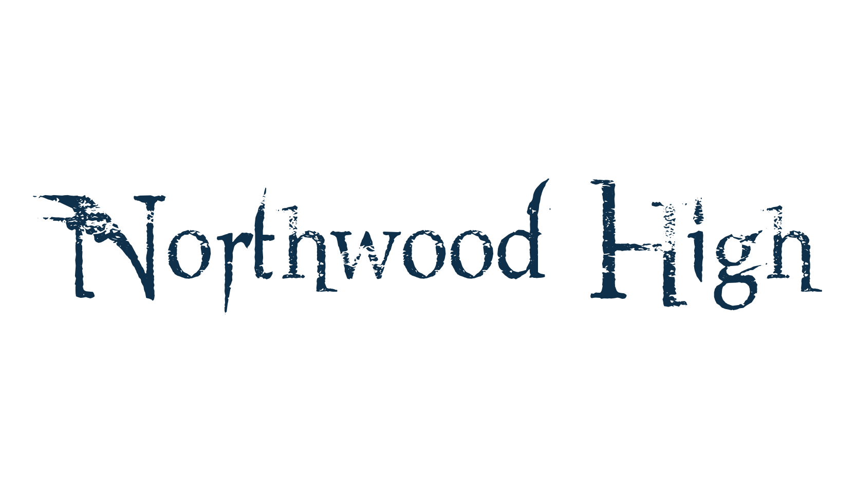 Northwood High, gothic modern font preview