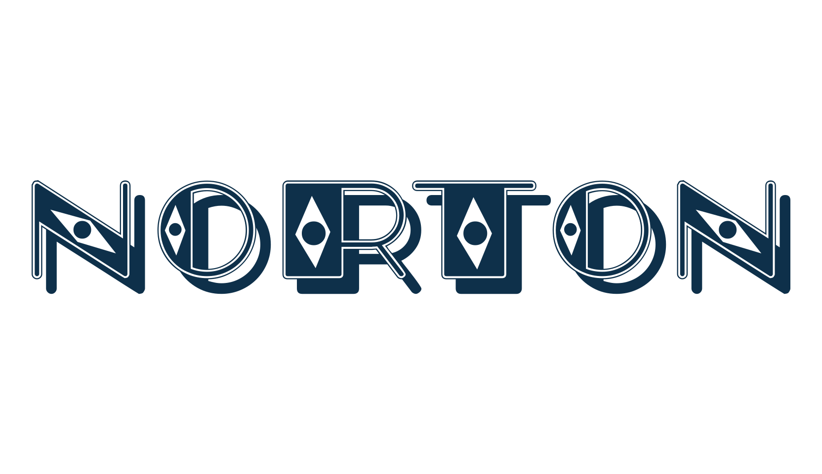 Norton (norton-2), fancy retro decorative font preview