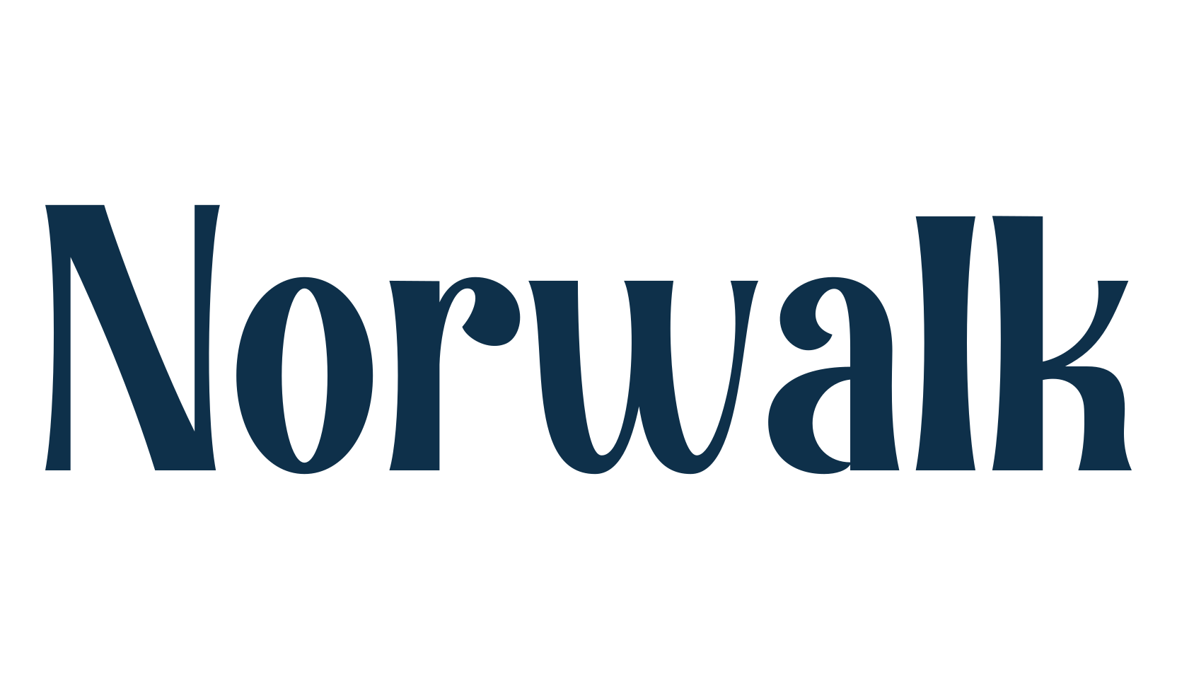 Norwalk, fancy retro decorative font preview