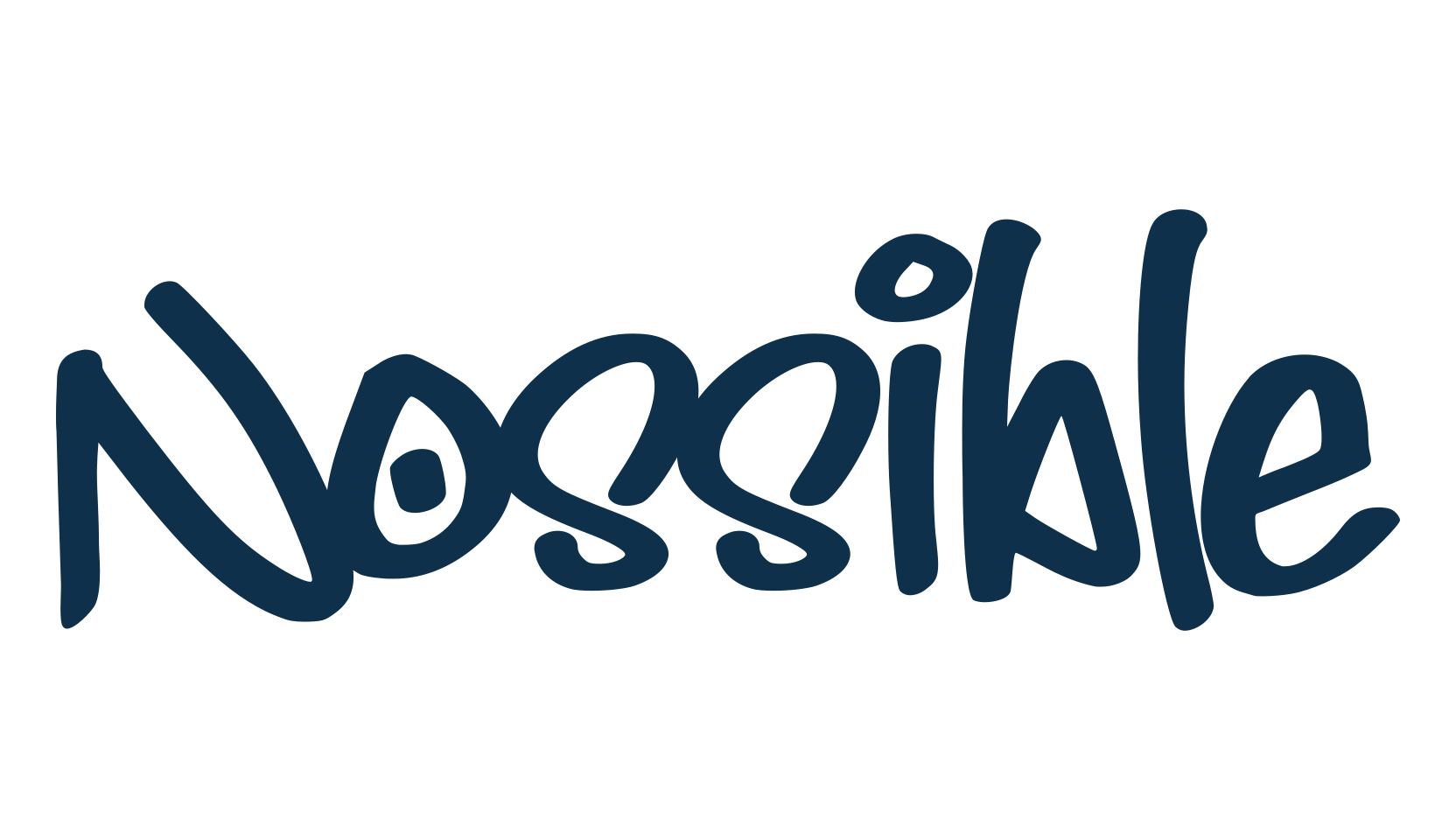 Nossible, graffiti font preview