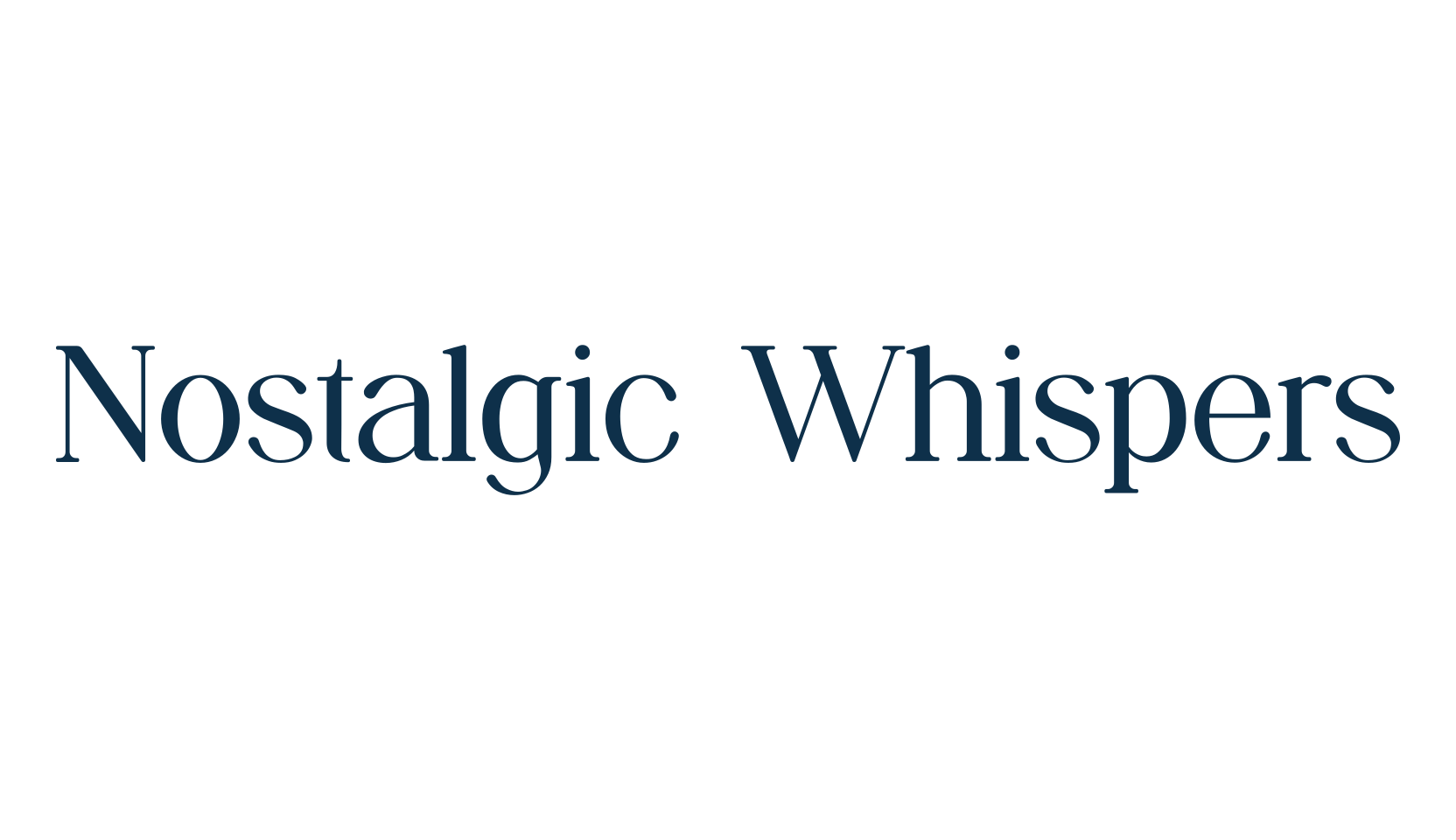 Nostalgic Whispers, basic serif font preview