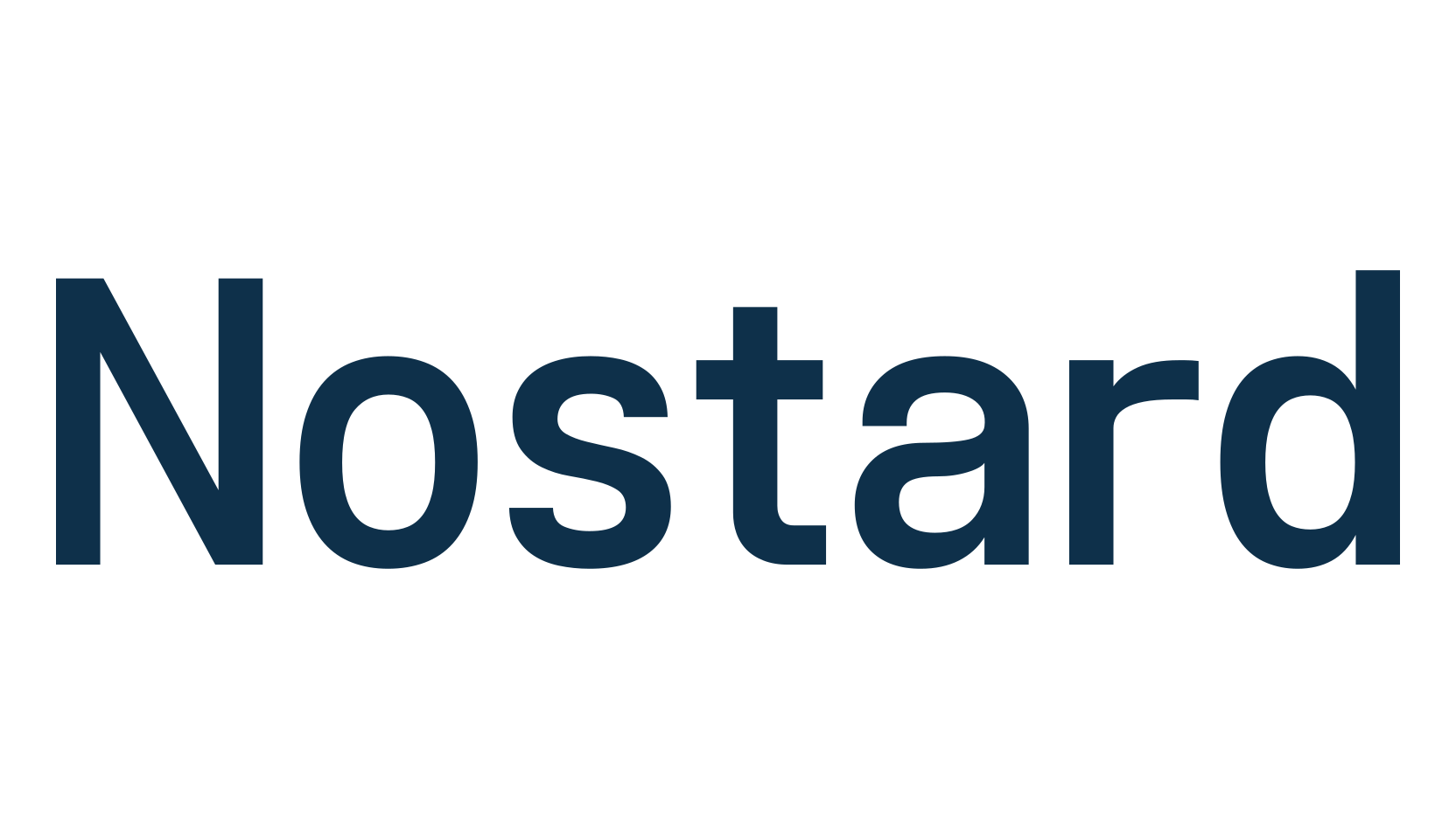 Nostard, basic sans serif font preview