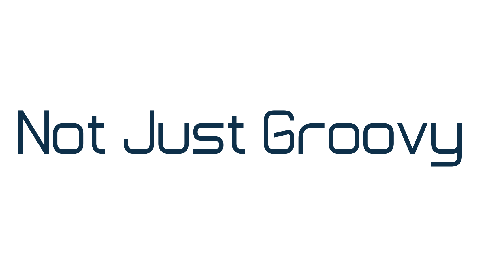 Not Just Groovy, sans serif font preview