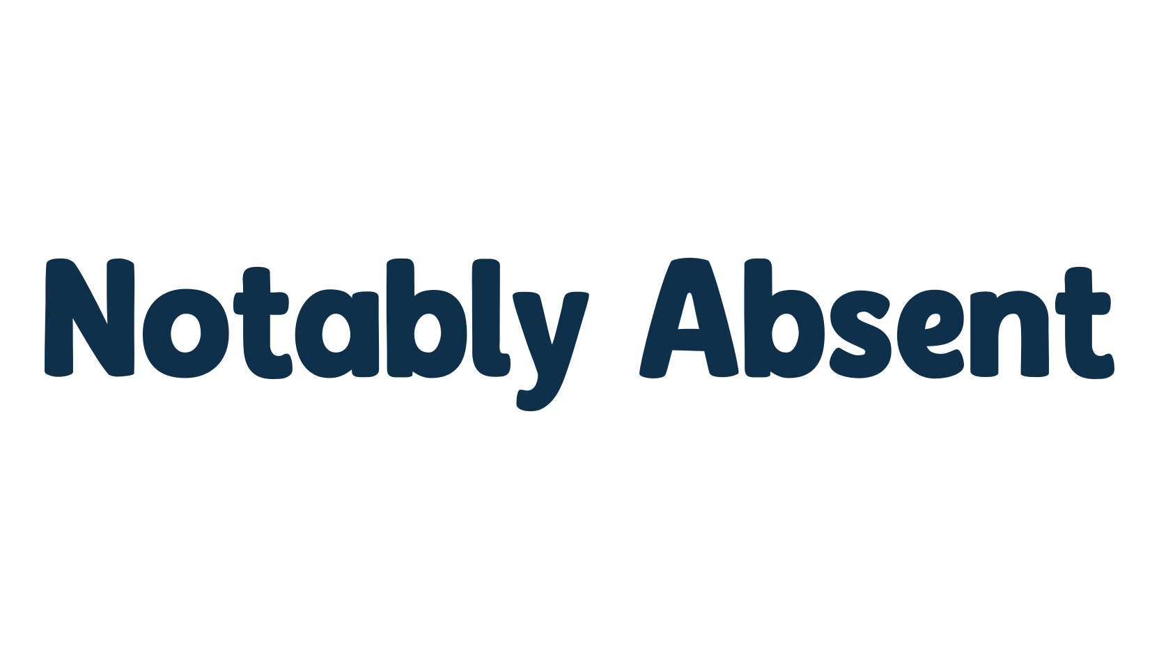 Notably Absent, fancy various decorative font preview