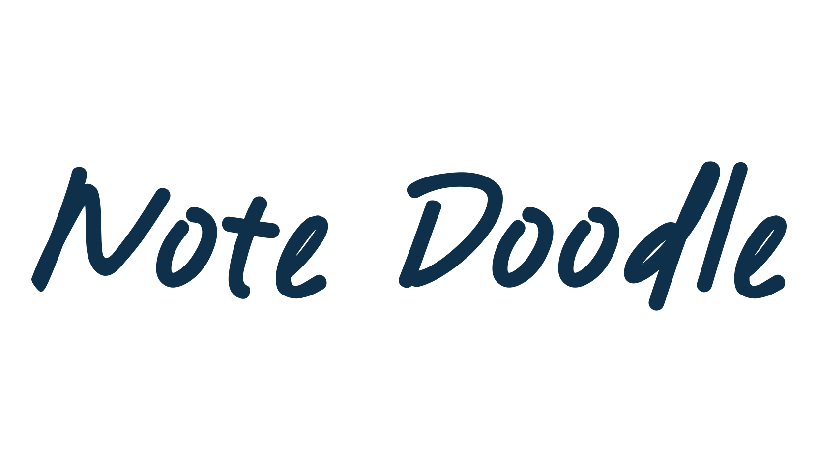 Note Doodle, display market font preview