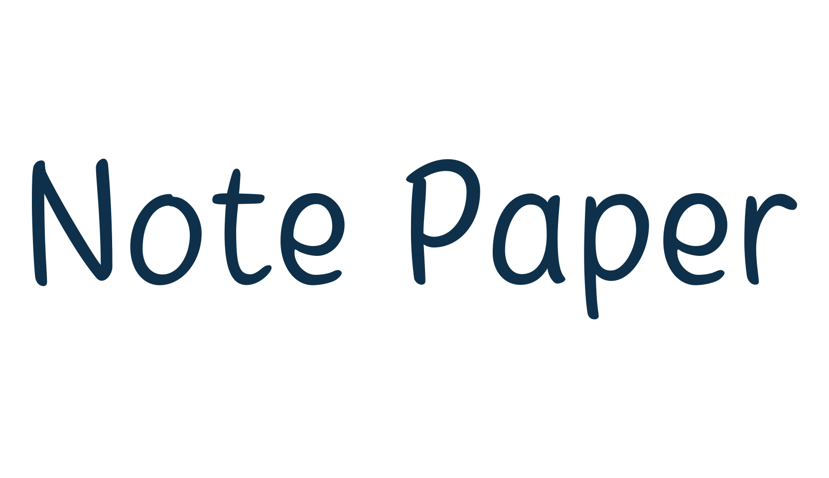 Note Paper, fancy various decorative script calligraphy font preview