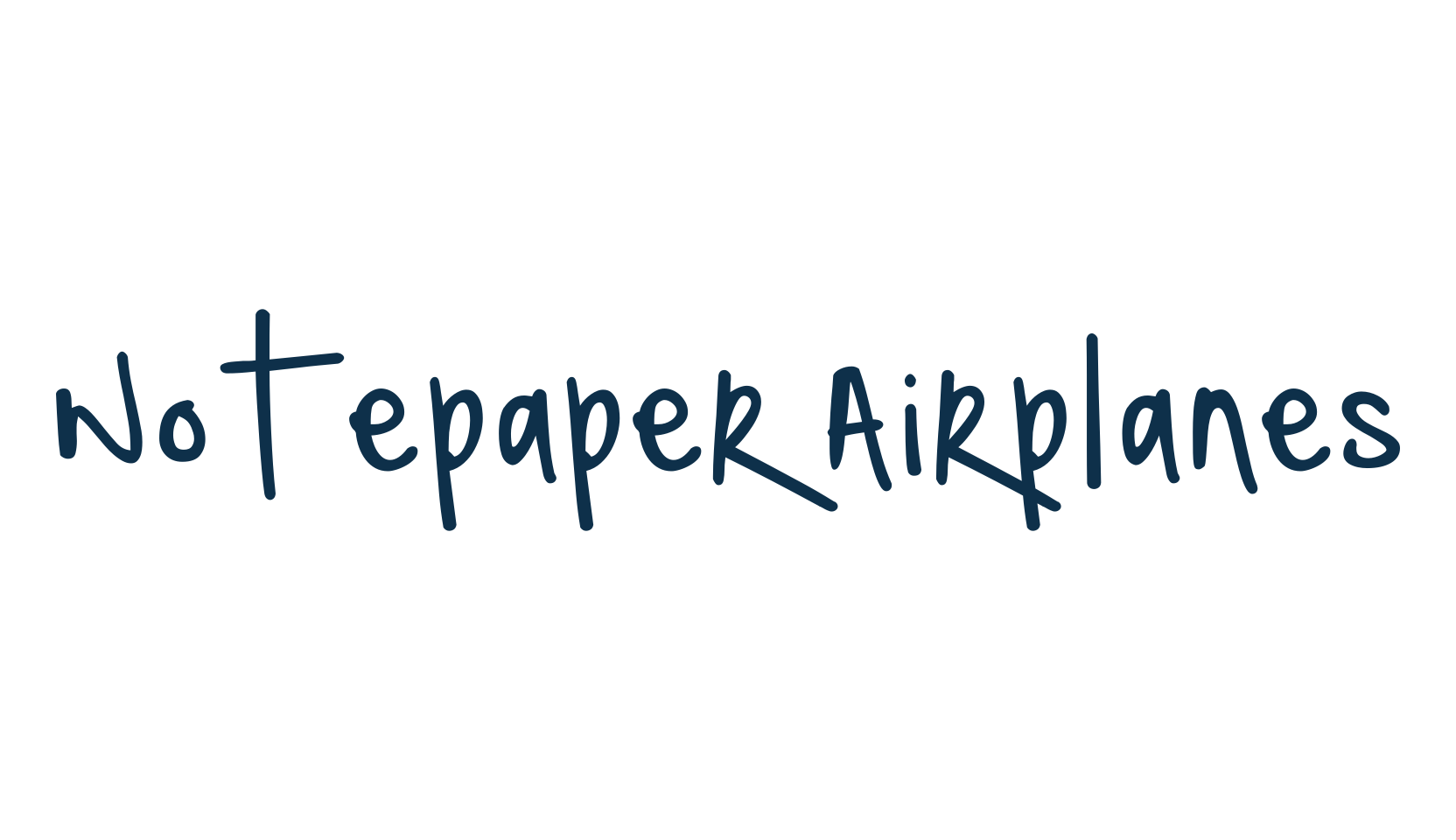 Notepaper Airplanes, script handwritten fancy decorative calligraphy font preview